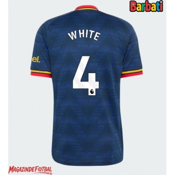 Arsenal Ben White #4 Tricou Fotbal Replică 2026-27 Barbati Deplasare